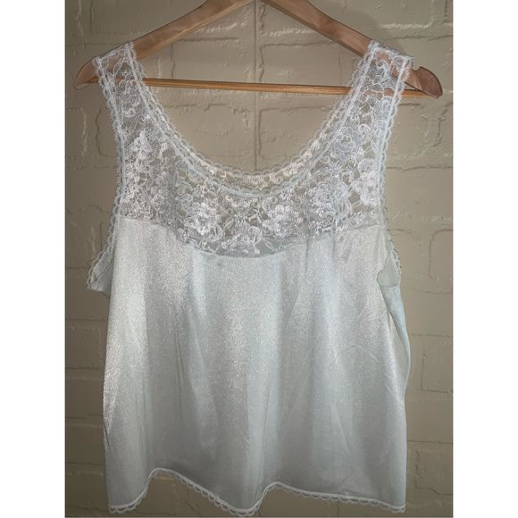 Vintage White Lace Tank Top - Picture 1 of 11